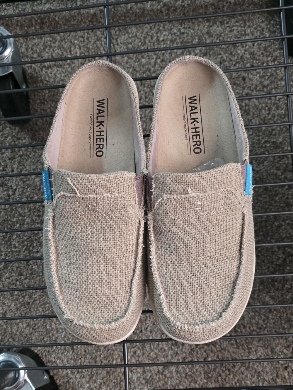 Women's Walk Hero Tan Canvas Slip-On Shoes